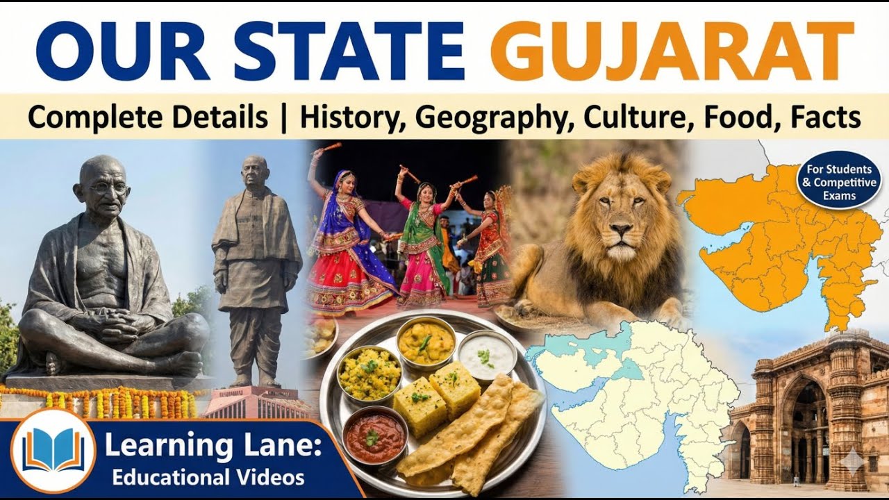 Gujarat Full State Information | History, Culture, Geography & Economy
