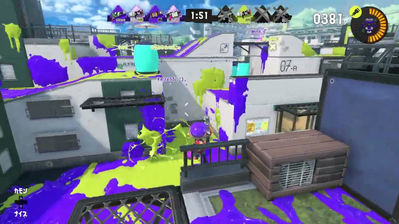 【スプラトゥーン３】ナワバリバトルで練習３月１日【作業用BGM】