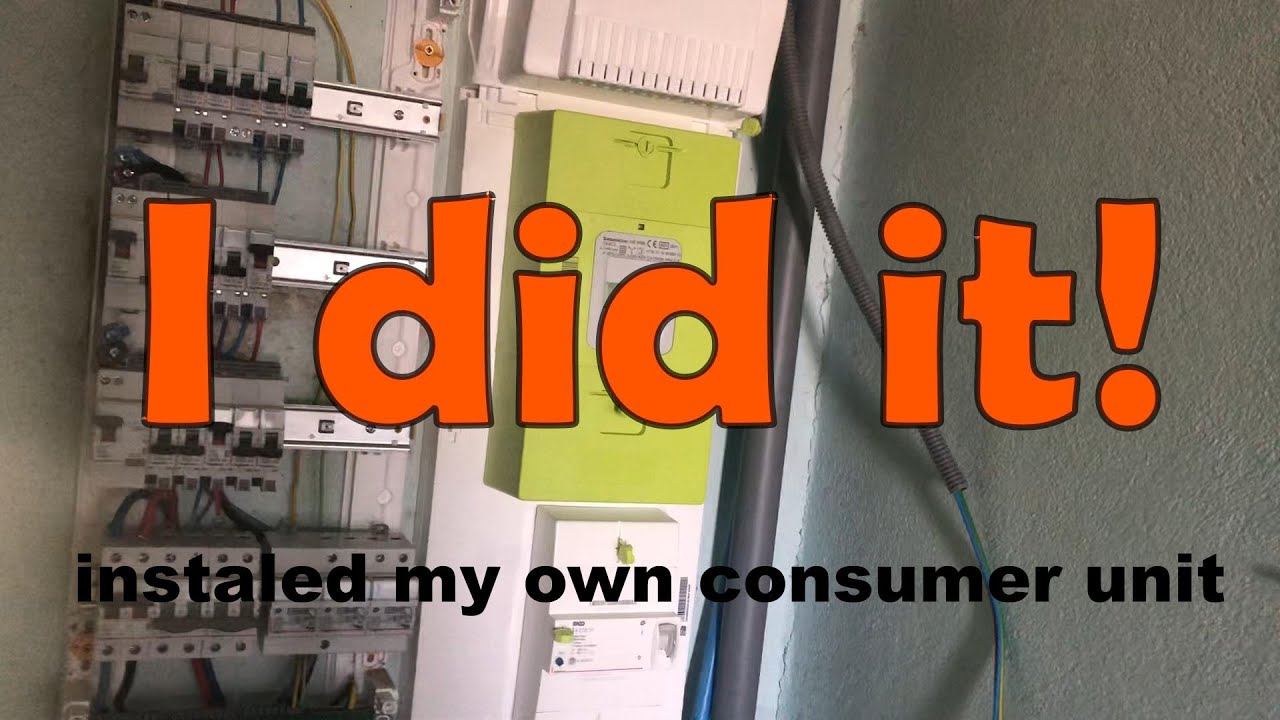 DIY consumer unit change  /Our French homestead renovation