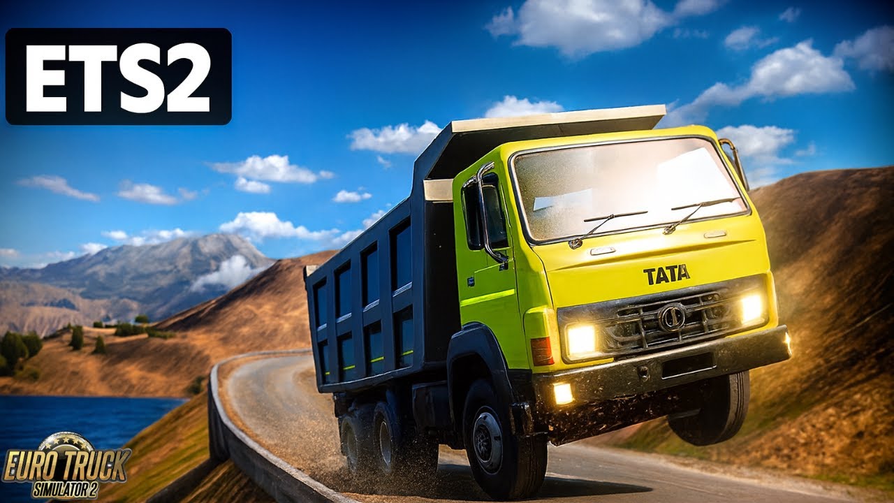 Dangerous Mountain Drive with Tata Tipper | ETS2