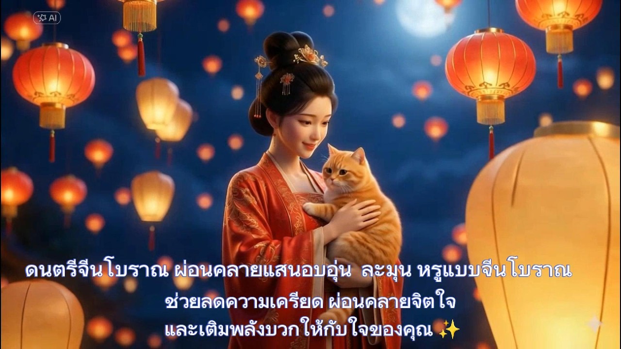 ดนตรีจีนโบราณ ช่วงเวลาแห่งความสุข ความสงบ และความอบอุ่นสำหรับคุณและเพื่อนตัวน้อยของคุณ