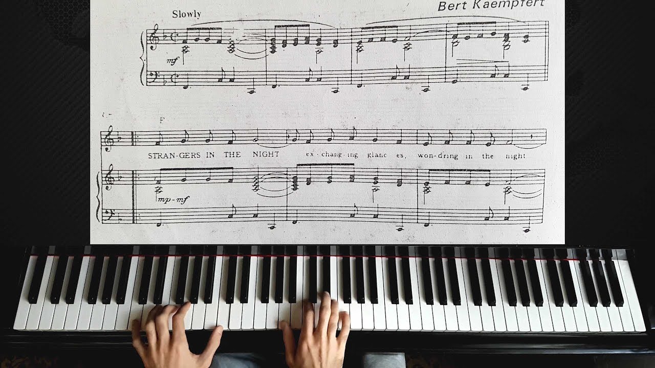 Strangers in the Night - Piano Tutorial plus Sheet