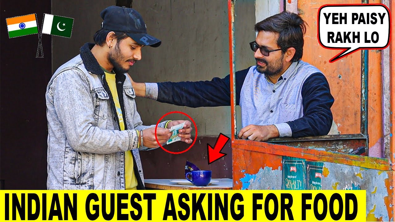 Indian Guest Asking For Food in Pakistan - Social Experiment @SmartiesPrankTV