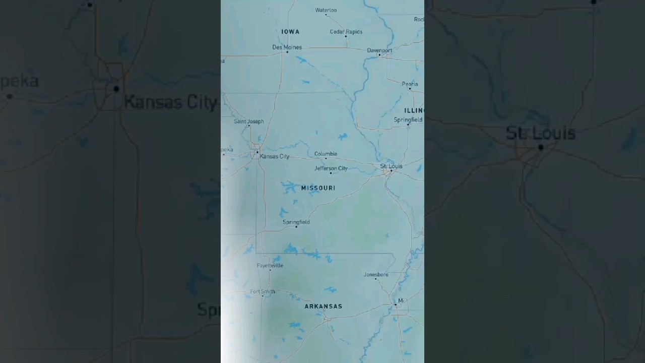 Missouri State on Travelboast  #map #usa  #geography