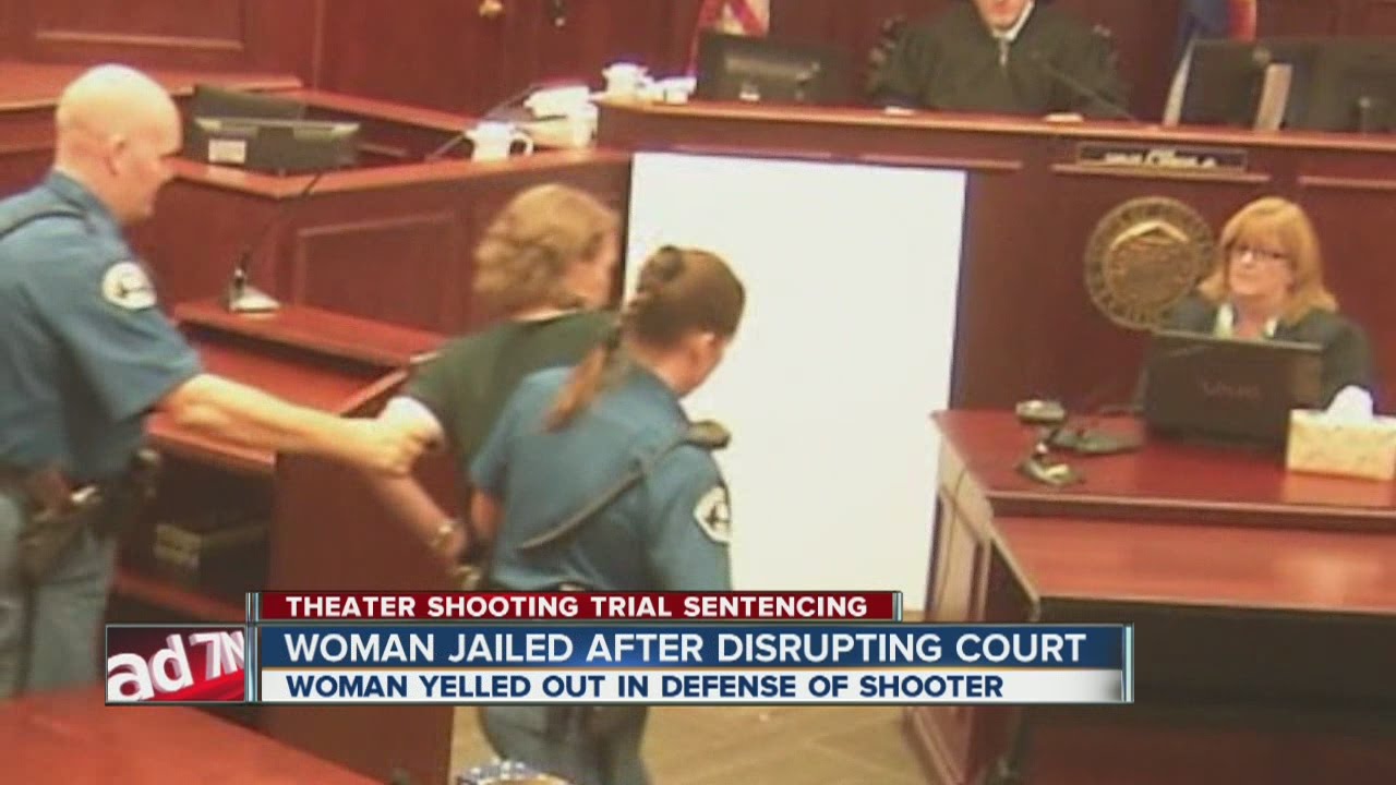 Woman jailed after disrupting court