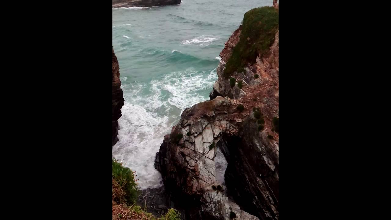 El mar en la Mari&ntilde;a de Lugo en la Playa do Castro