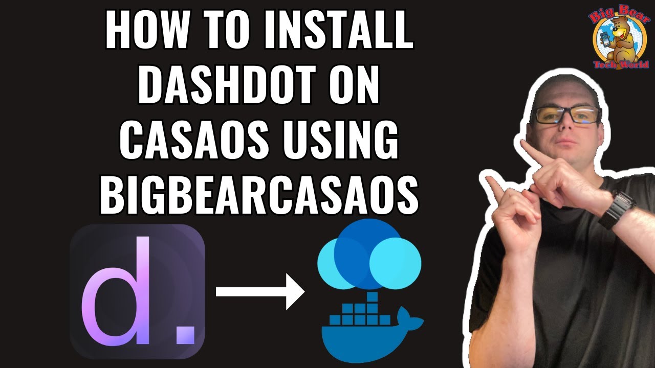 How to install Dashdot on CasaOS using BigBearCasaOS