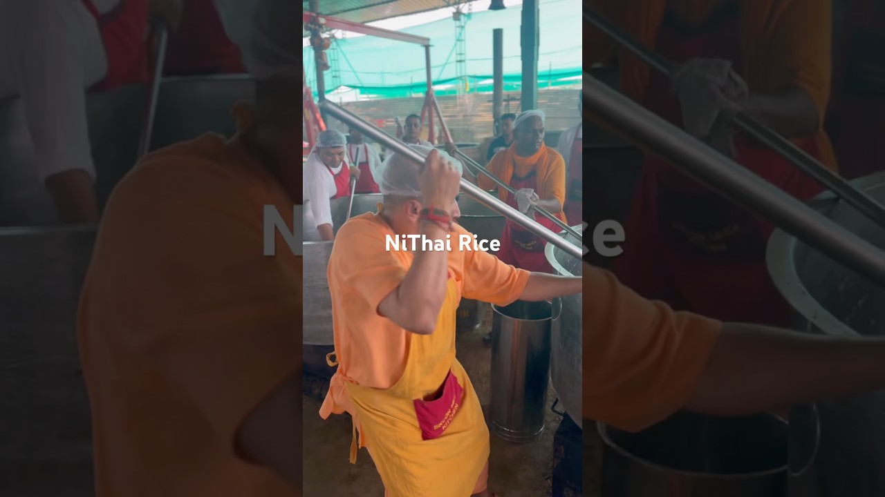 Ni Thai Rice at Mega Kitchen by Gauranga Das @Gaurangadas_Official #kartikmaas #food #gaurangdas