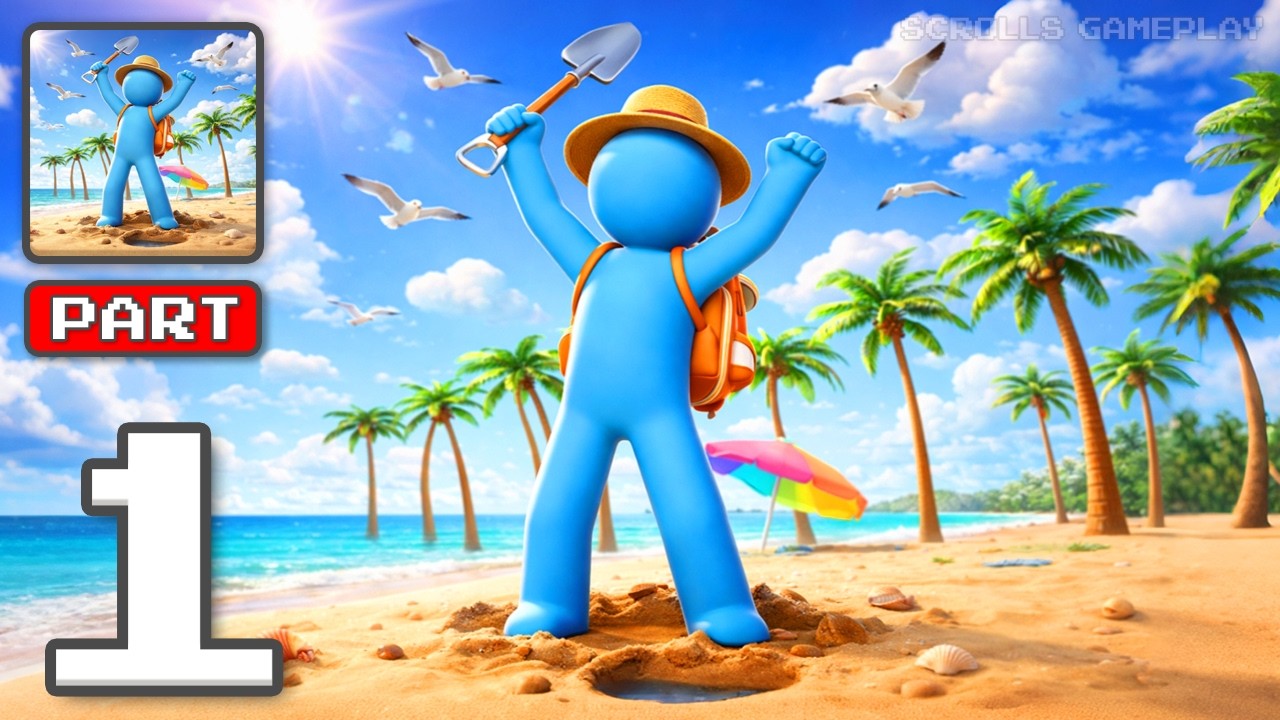 Seek And Dig! - Gameplay Walkthrough Part 1 - Search Deep Find Treasures (iOS, Android)