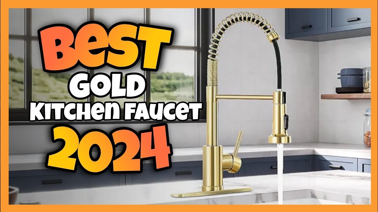 TOP 3:✅BEST GOLD FAUCET FOR KITCHEN SINK 2024-2025 #goldfaucet #kitchenfaucets  #faucetskitchensink