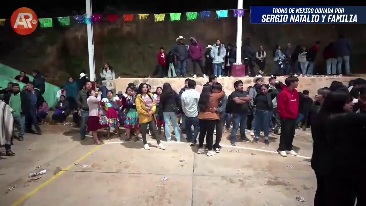 Bailazo con el TRONO DE MÉXICO en Cerro Pelón Ayutla Mixe 2025.🔥🎶