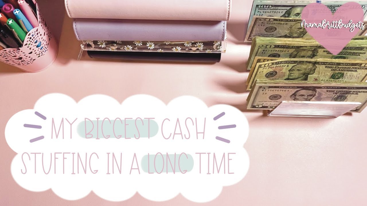 My Last Cash Stuffing of July | $747 | Paychecks #3 & #4 | Low Income | Etsy Shop | MamaBrittBudgets