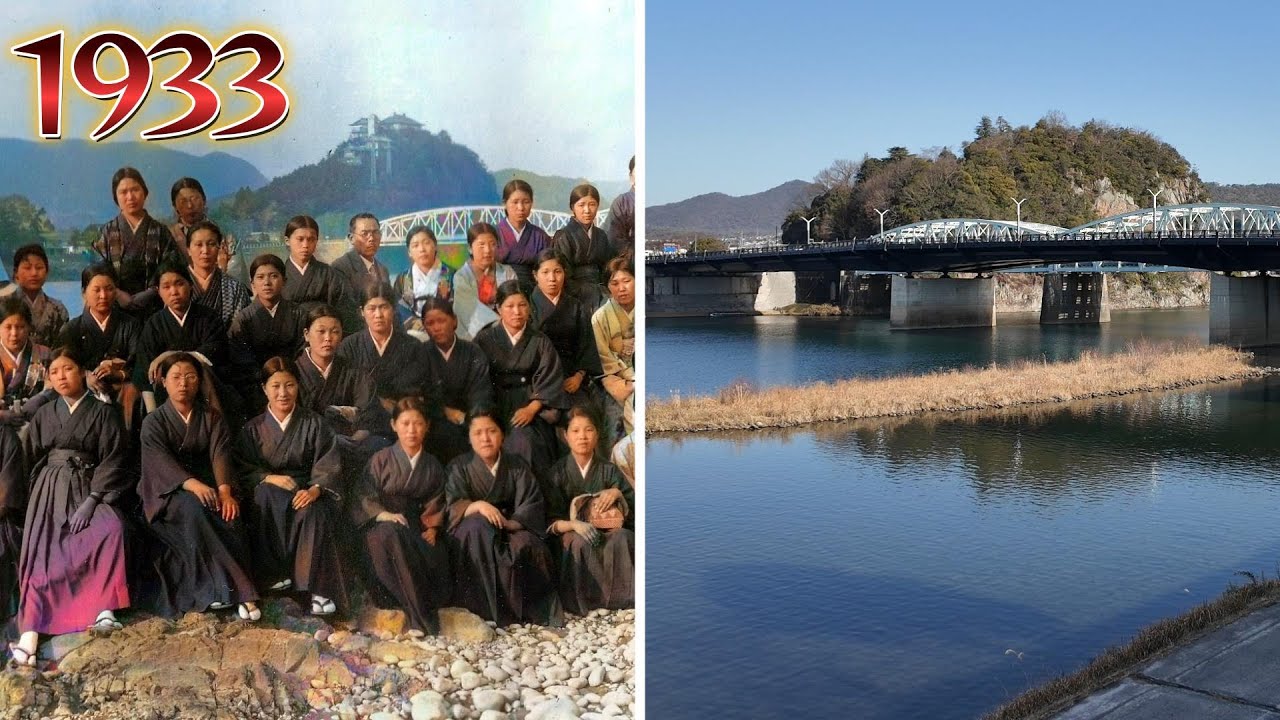 1933年　【改訂版】女学生が記念撮影した場所はどこですか？