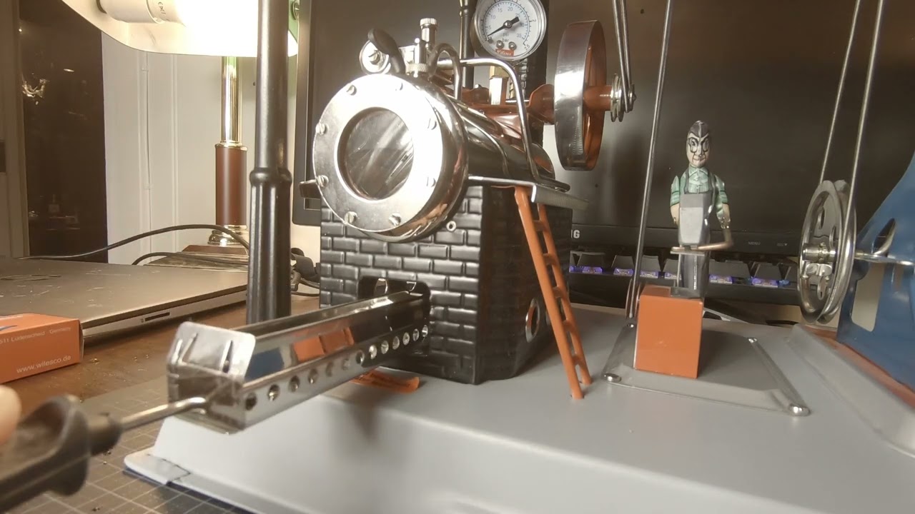Wilesco D145 Steam engine and workshop