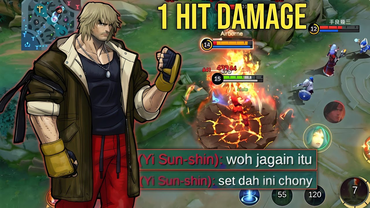 CHOU MAKES ENEMIES PANIC WITH HIS 1 HIT | STRONGEST CHOU BUILD - CHOU MOBILE LEGENDS