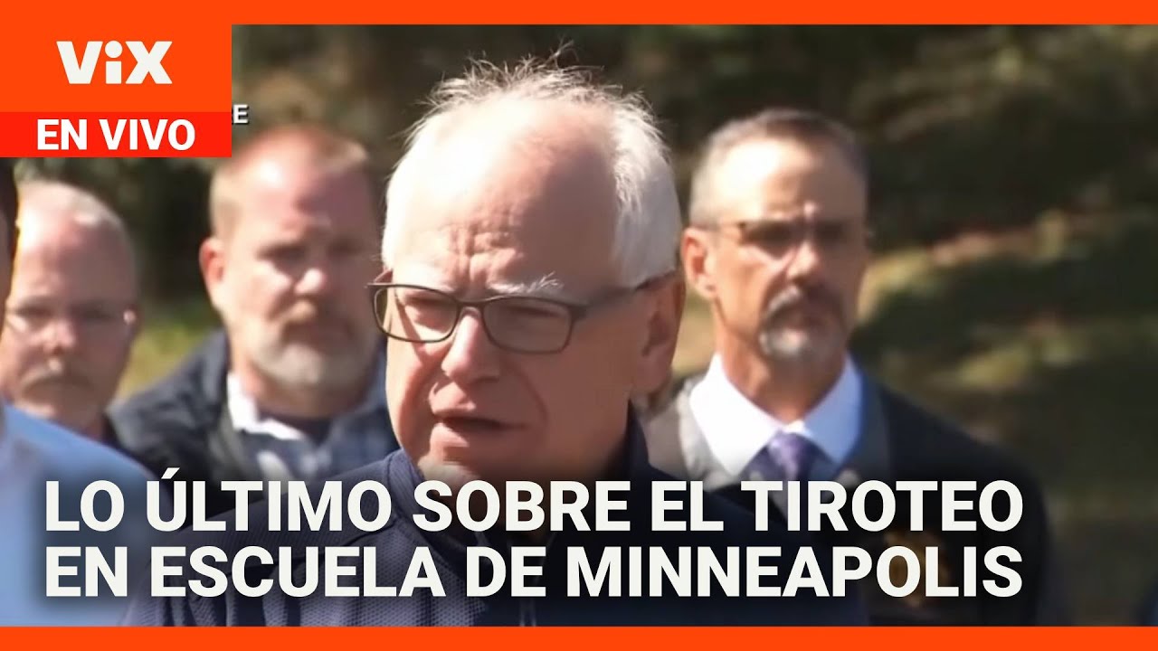 Rueda de prensa sobre el tiroteo en una escuela en Minneapolis | Noticias Univision 24/7