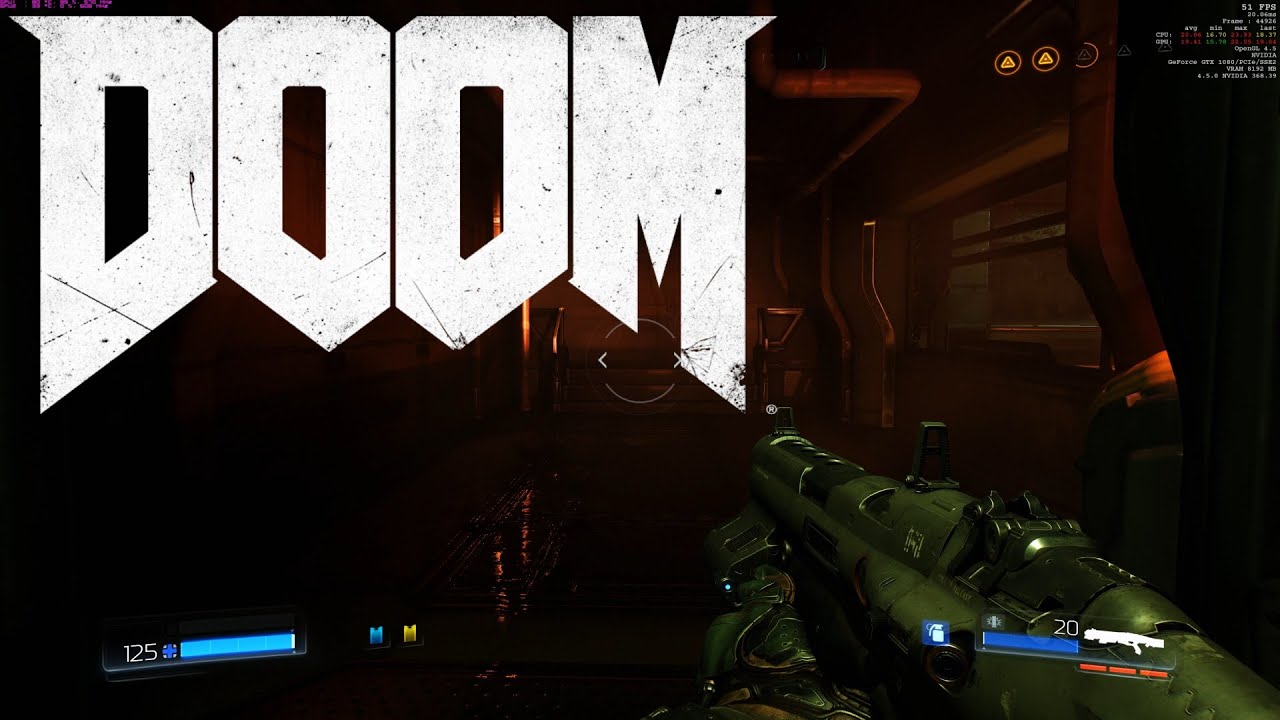 DOOM 4K Gameplay! Driver Update = More FPS!