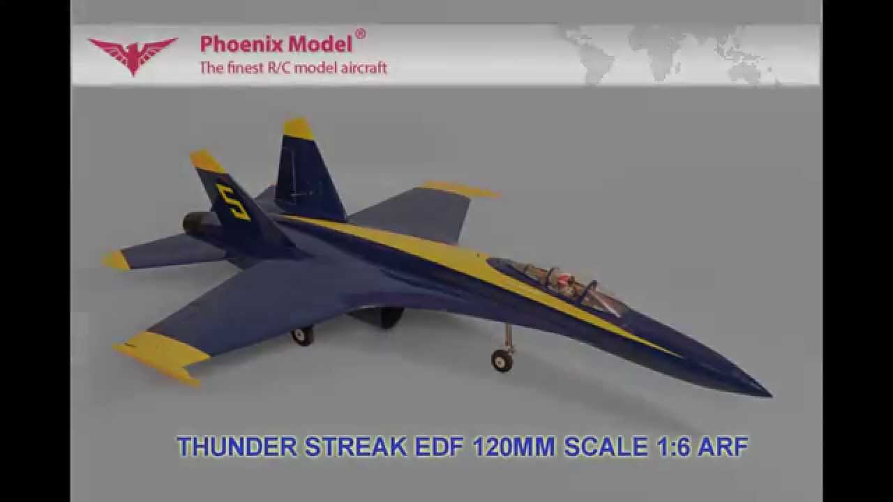 THUNDER STREAK EDF 120MM SCALE 1:6 ARF