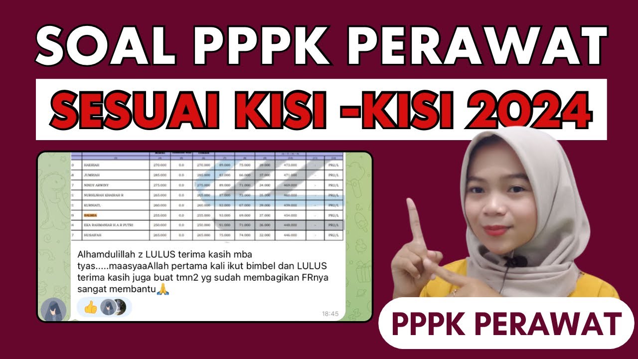 PART 85 BOCORAN SOAL SKB PERAWAT DAN PPPK PERAWAT DARI PESERTA TOPS SKOR SESUAI FR TERBARU 2024