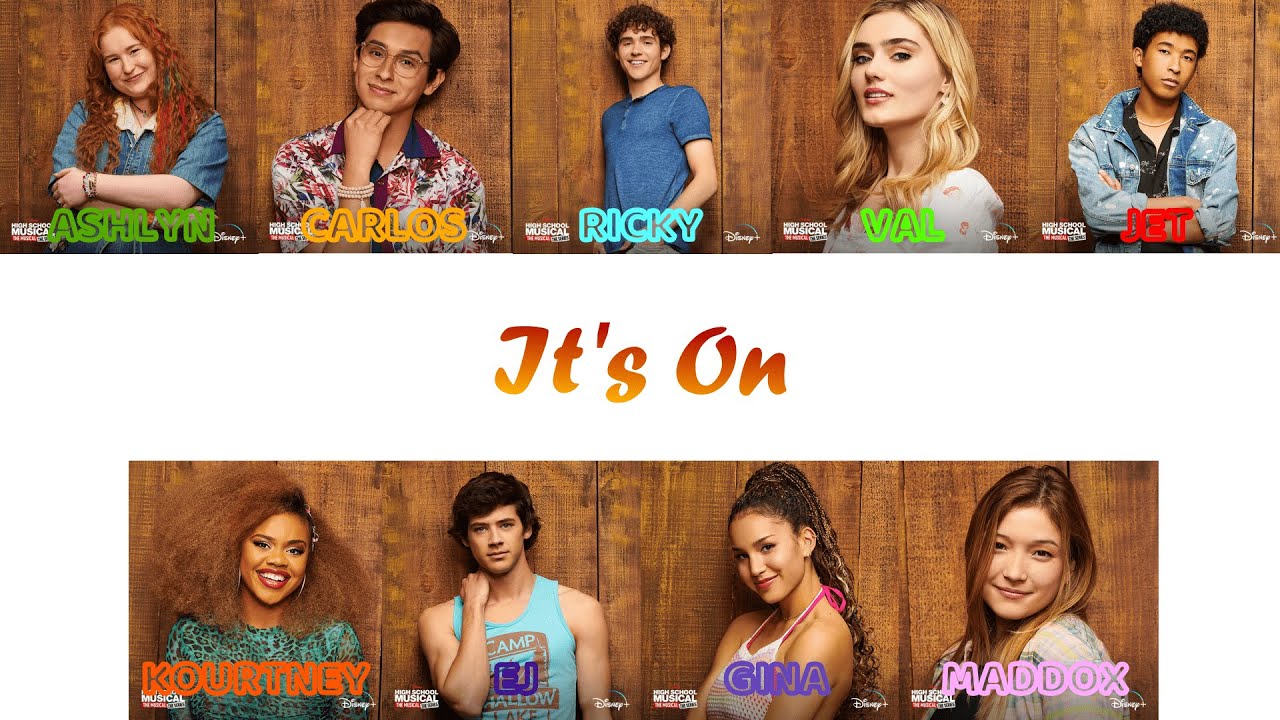 Cast of High School Musical The Musical The Series - It's On (Color-Coded Lyrics) [From HSMTMTS]