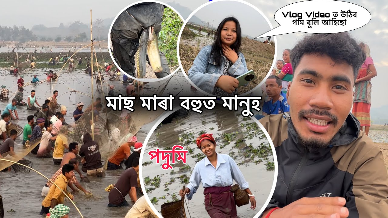 বহুত মানুহ মাছ মাৰা চাব আহিলো 🦈