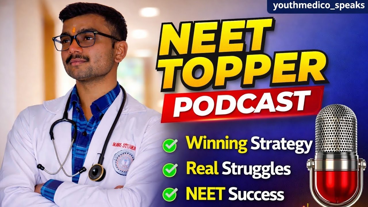 NEET Topper Podcast 🎙️ | Real Strategy, Real Struggles, Real Success | youthmedico_speaks #neet2026 