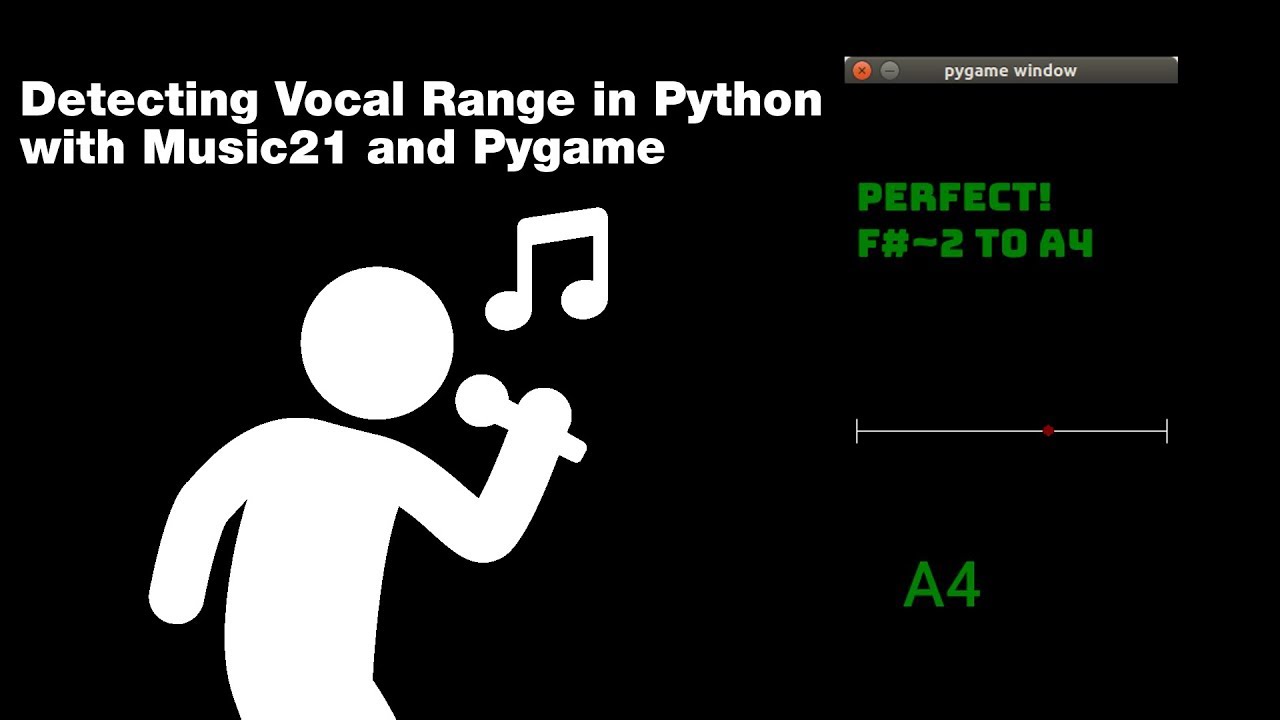 Detecting Vocal Range in Python with Music21 and Pygame