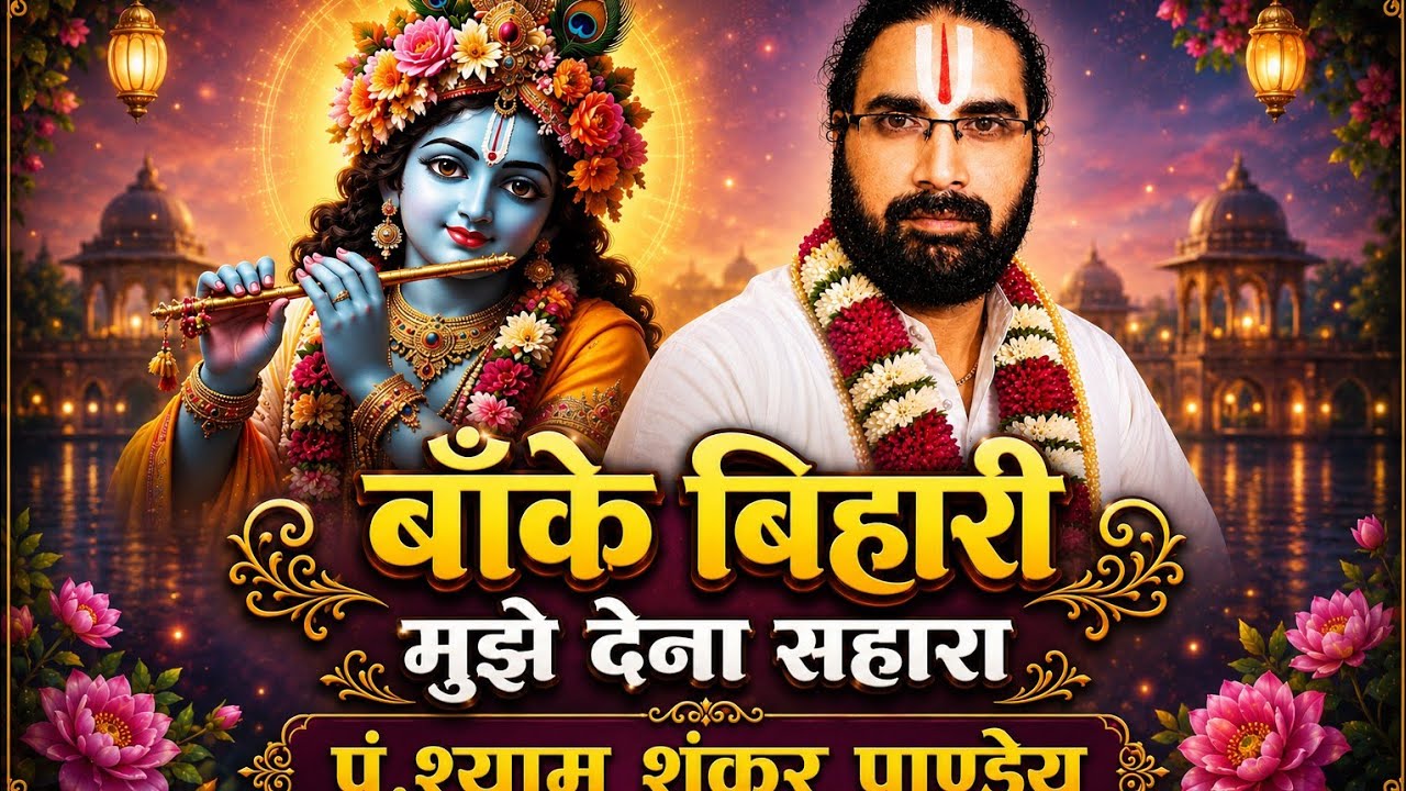 बाँके बिहारी मुझे देना सहारा 🙏