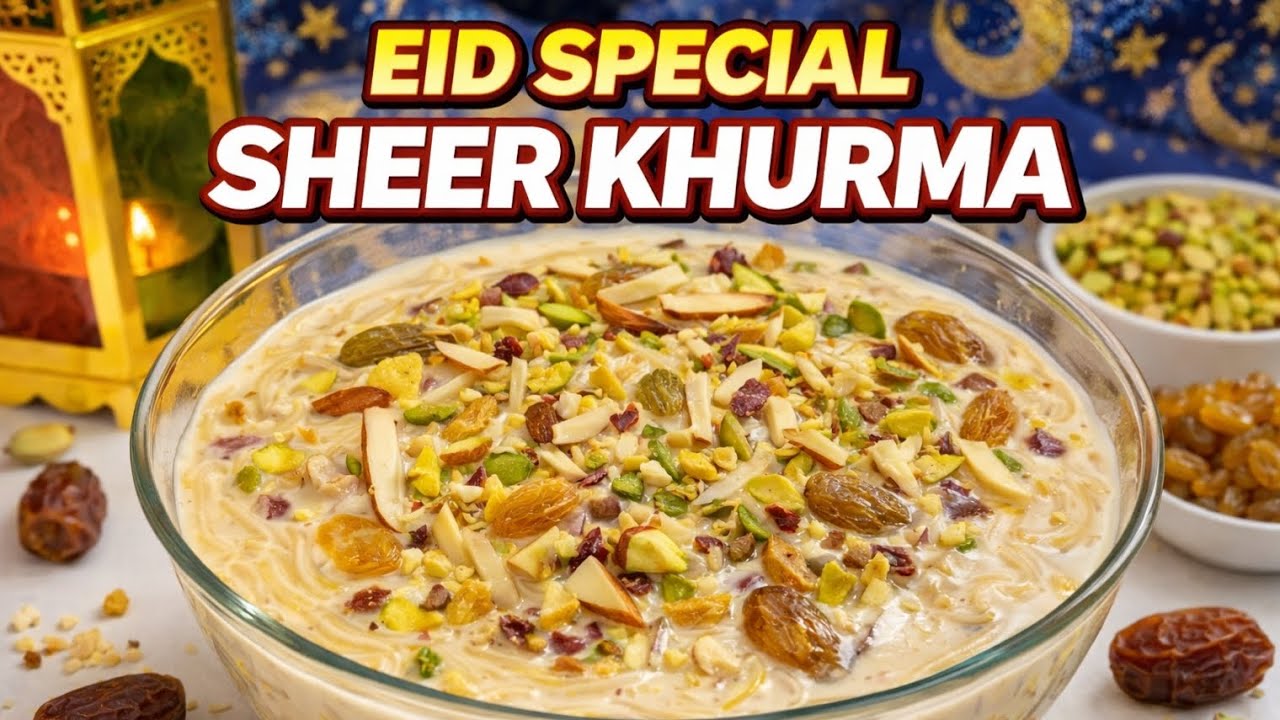 Eid Special Sheer Khurma Recipe | Creamy Seviyan Dessert | Easy & Quick