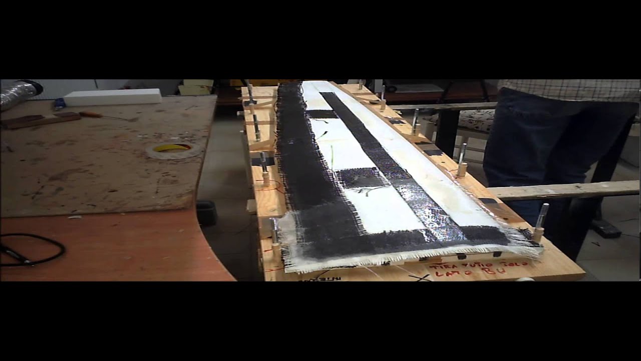 laminazione ala parte sopra MU-38
