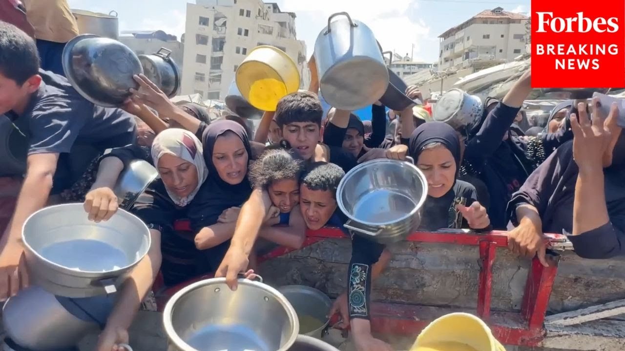 Gazans Wait For Food Aid Amid Reports Of Famine From United Nations-Backed Org