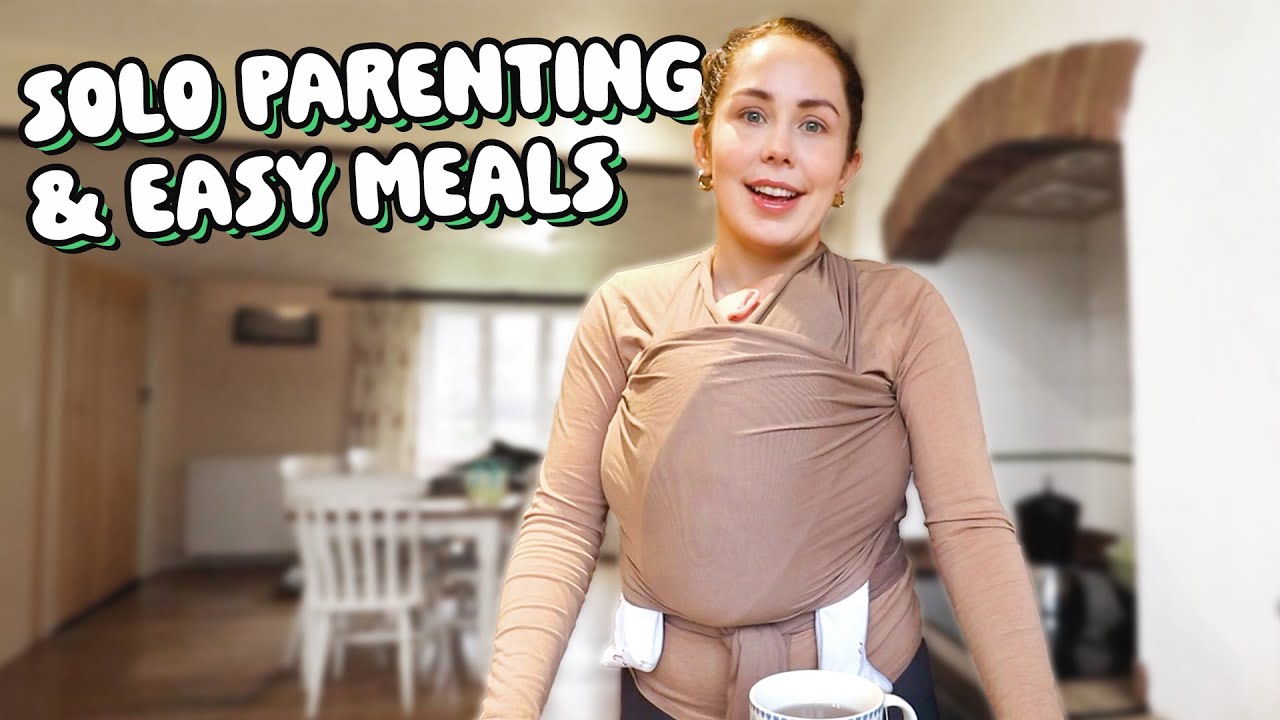 Solo Parenting A Toddler and Newborn, What I Am Eating Postpartum, Easy Meals VLOG 2025