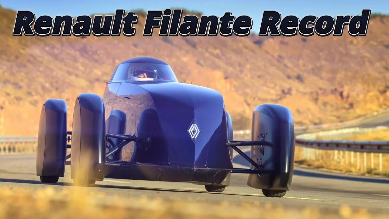 Renault Filante Record 2025 | Радикальный электрический прототип