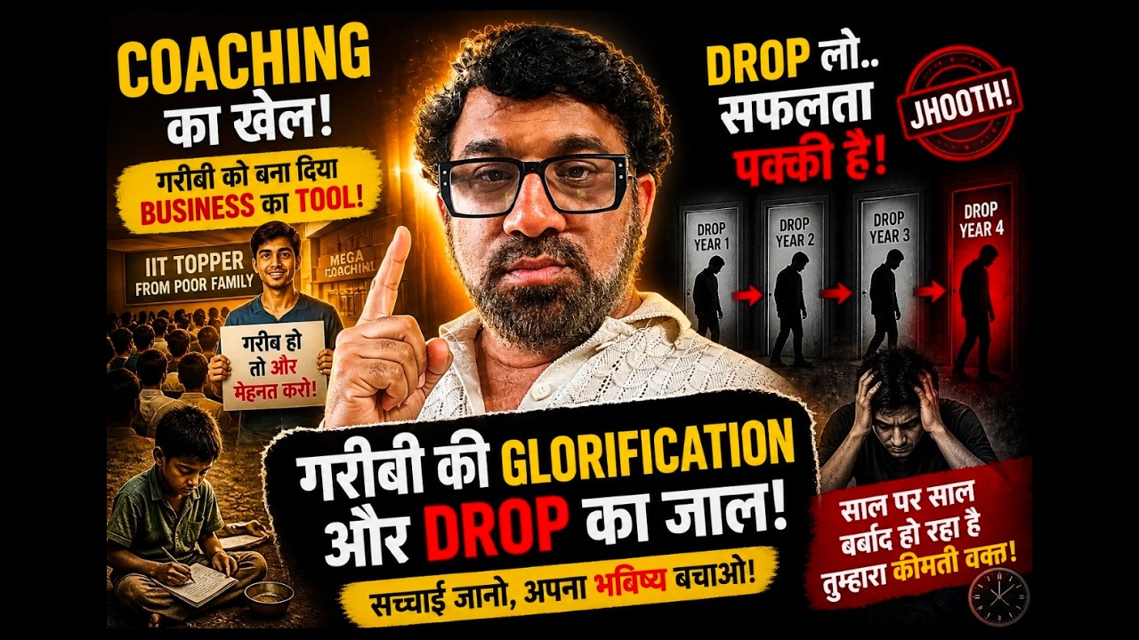 Drop Year = Success? 😡 Biggest Lie of Coaching Industry | Reality Every Student Must Know