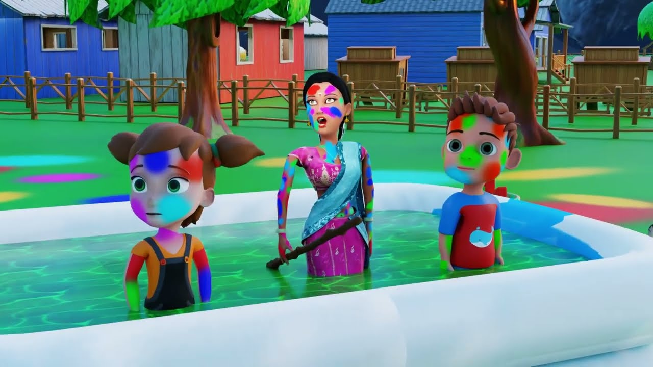 बिल्ली की होली 2 | Bili Ke Bachhe | Chintu cartoon | pagal beta | comedy video | cs bisht vines
