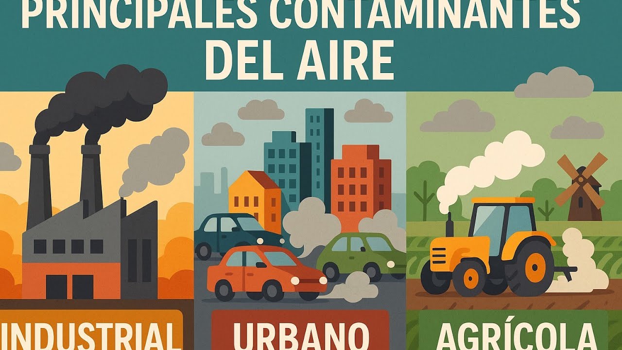 3.6.1 FUENTES GENERADORAS DE CONTAMINACIÓN DEL AIRE: INDUSTRIAL, URBANA Y AGRÍCOLAS