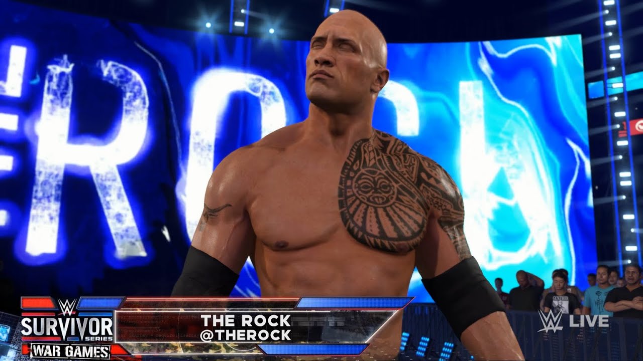 WWE 2K - THE ROCK ENTRANCE