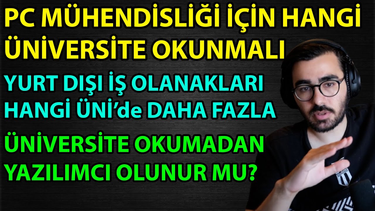 Videoyun YKS Sonuçları Üzerine Konuşuyor ve Bilgisayar Mühendisliği ile İlgili Soruları Cevaplıyor