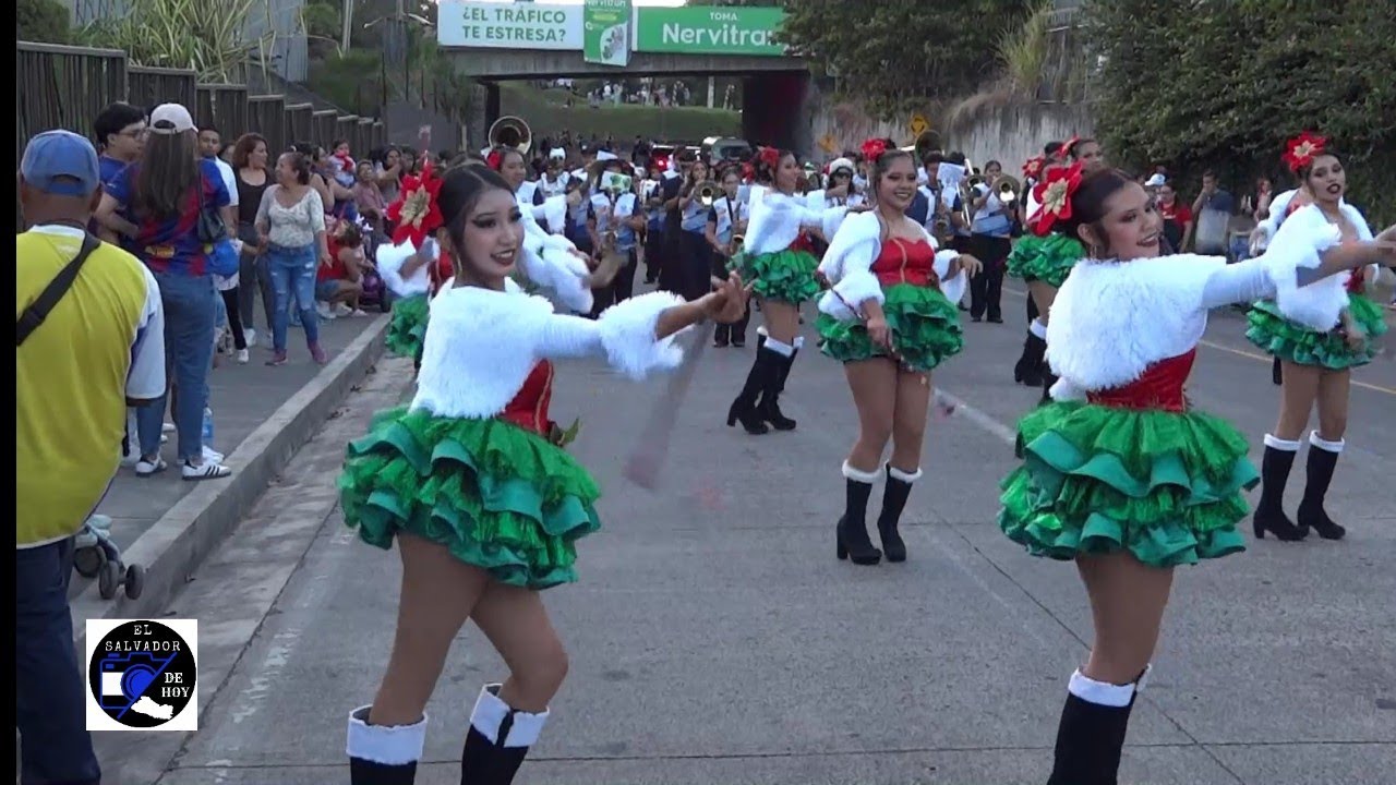 BANDA MUNICIPAL DE SANTA TECLA en Desfile del Correo Santa Tecla 2025, La Libertad.