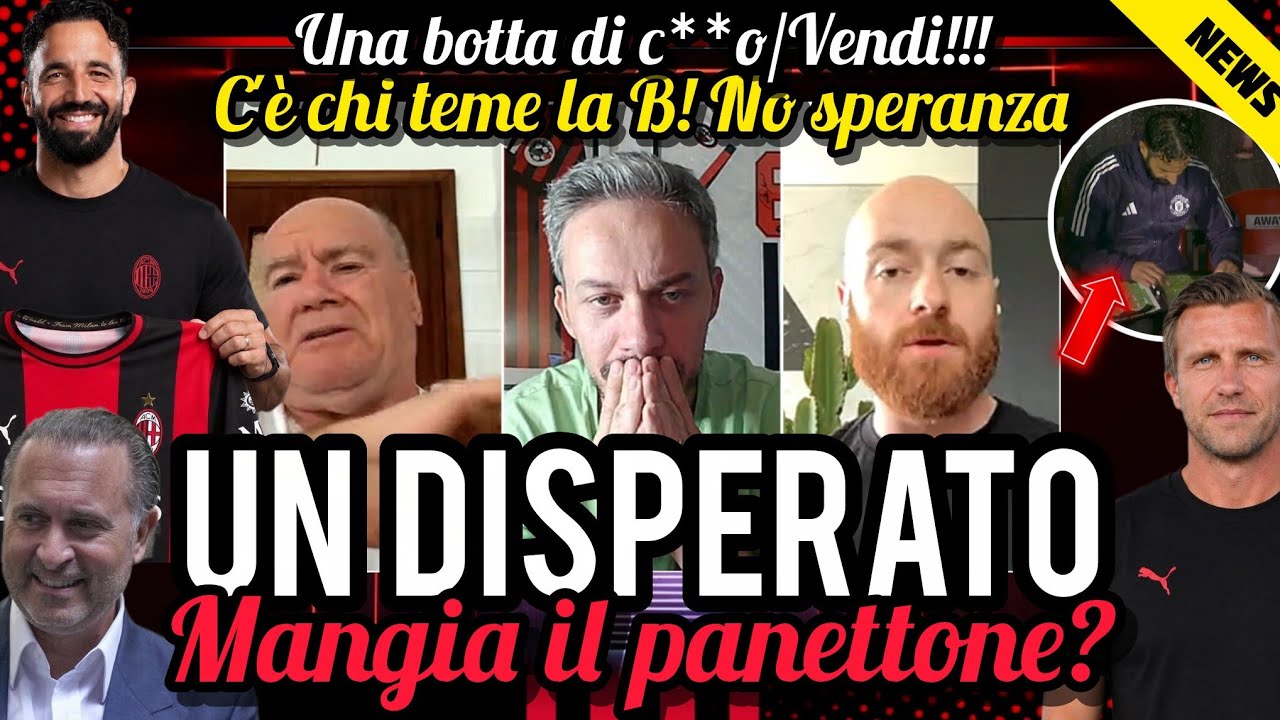 😱DISPERATO📣MANGIA IL PANETTONE?🚨TEMONO LA B😓NON C'&Egrave; SPERANZA🙏BOTTA DI C**O📌VENDI!👿VACCARI🫣I MAGNETI