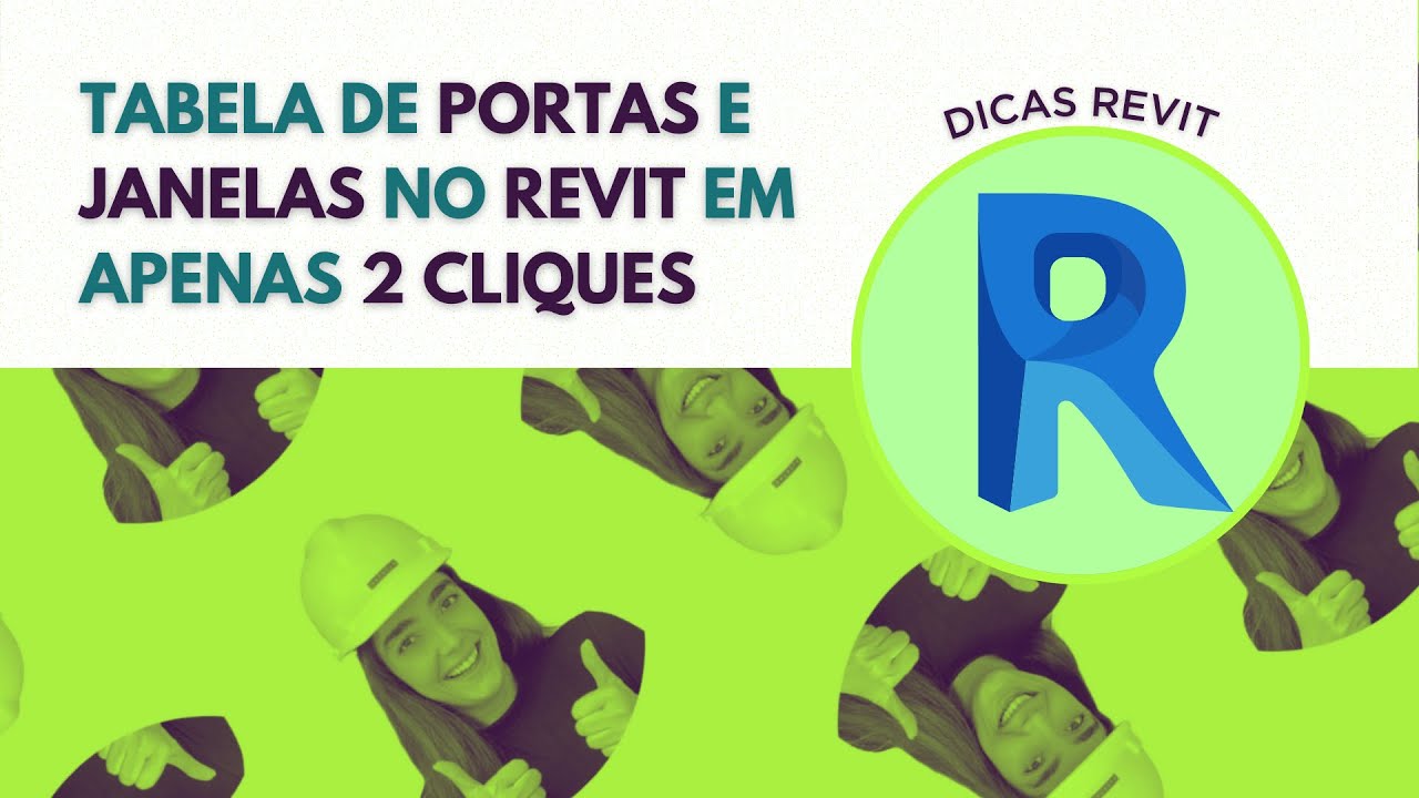 Tabela de Portas e de Janelas no Revit em apenas 2 cliques