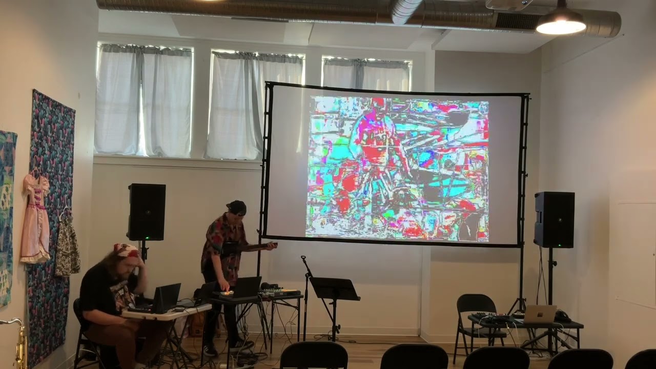2025-06-21 film + music: experimental film with improvised score featuring Out-Laws