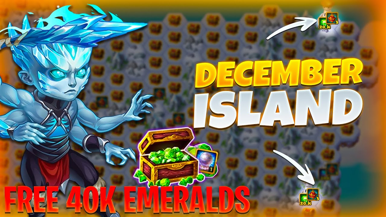 December Mysterious Island Guide | Best Path for 40,000 Emeralds! Hero Wars