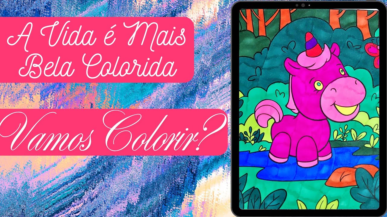 Coloreando o dia está ao vivo!