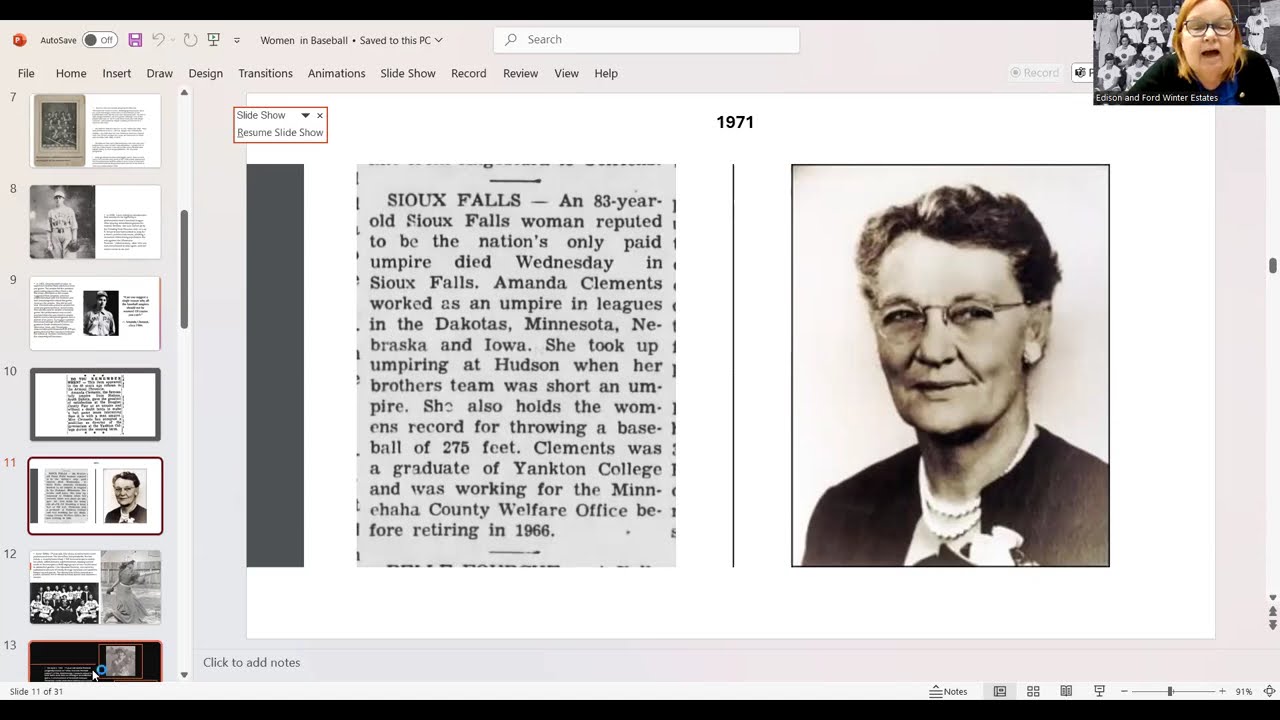 Digital Discussion: The History of Women in Baseball