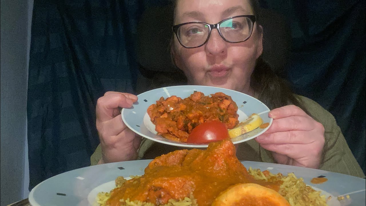 Indian Takeaway Time #food #mukbang #eating #eatwithme #indiantakeaway