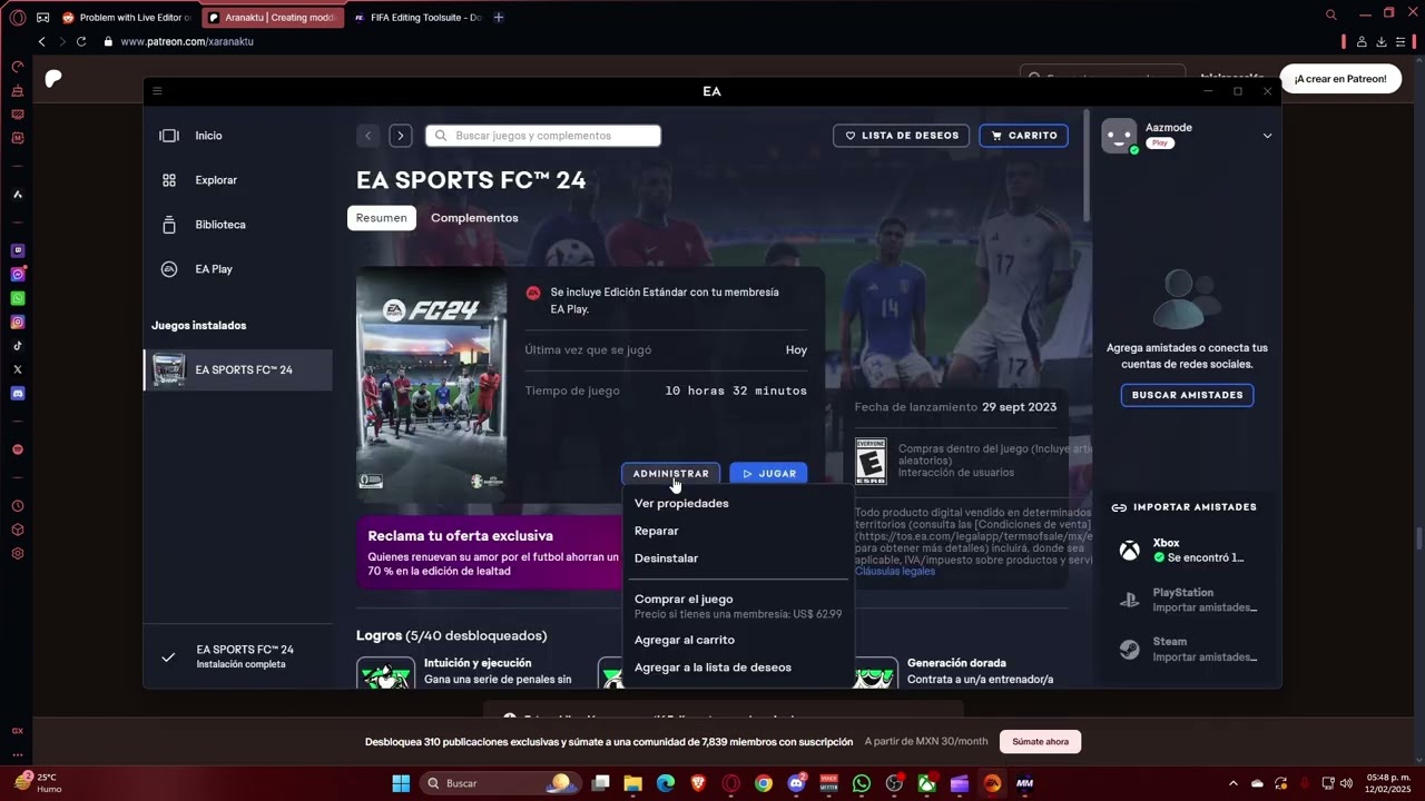 SOLUCION a LIVE EDITOR no abre en EA FC 24