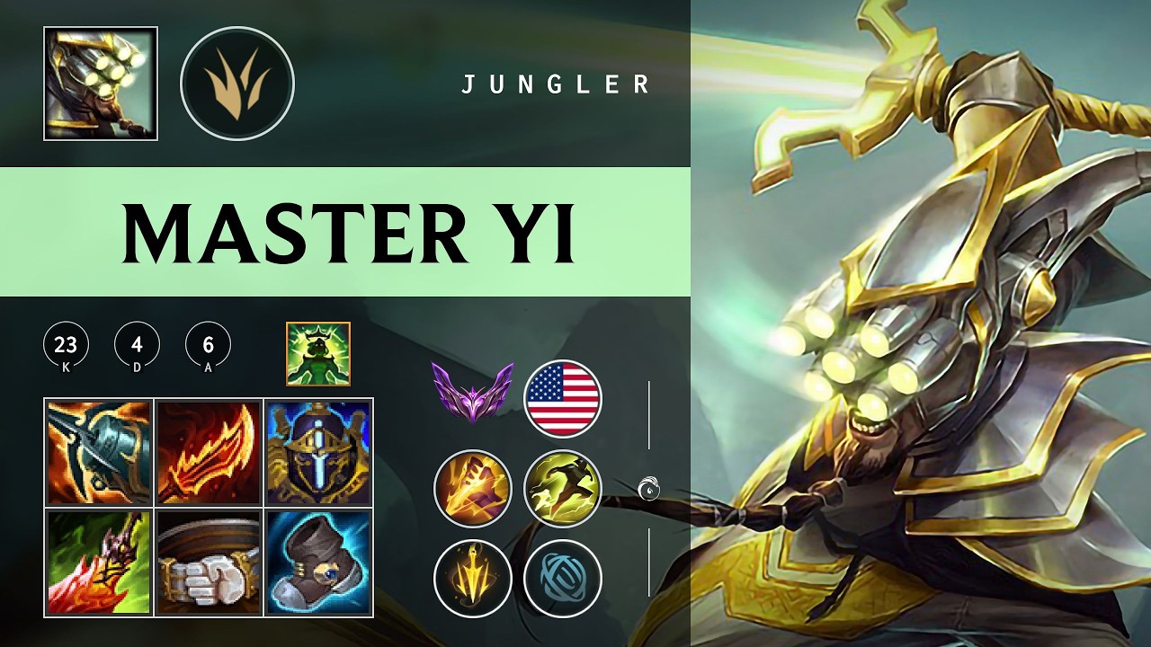 Master Yi Jungle vs Ambessa - NA Master Patch 26.04