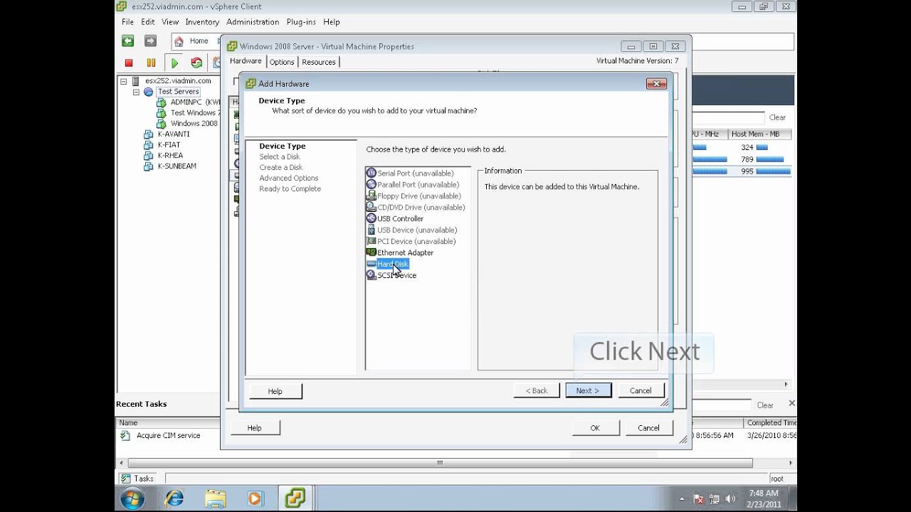 01-03-04 Adding A Disk To Virtual Machine
