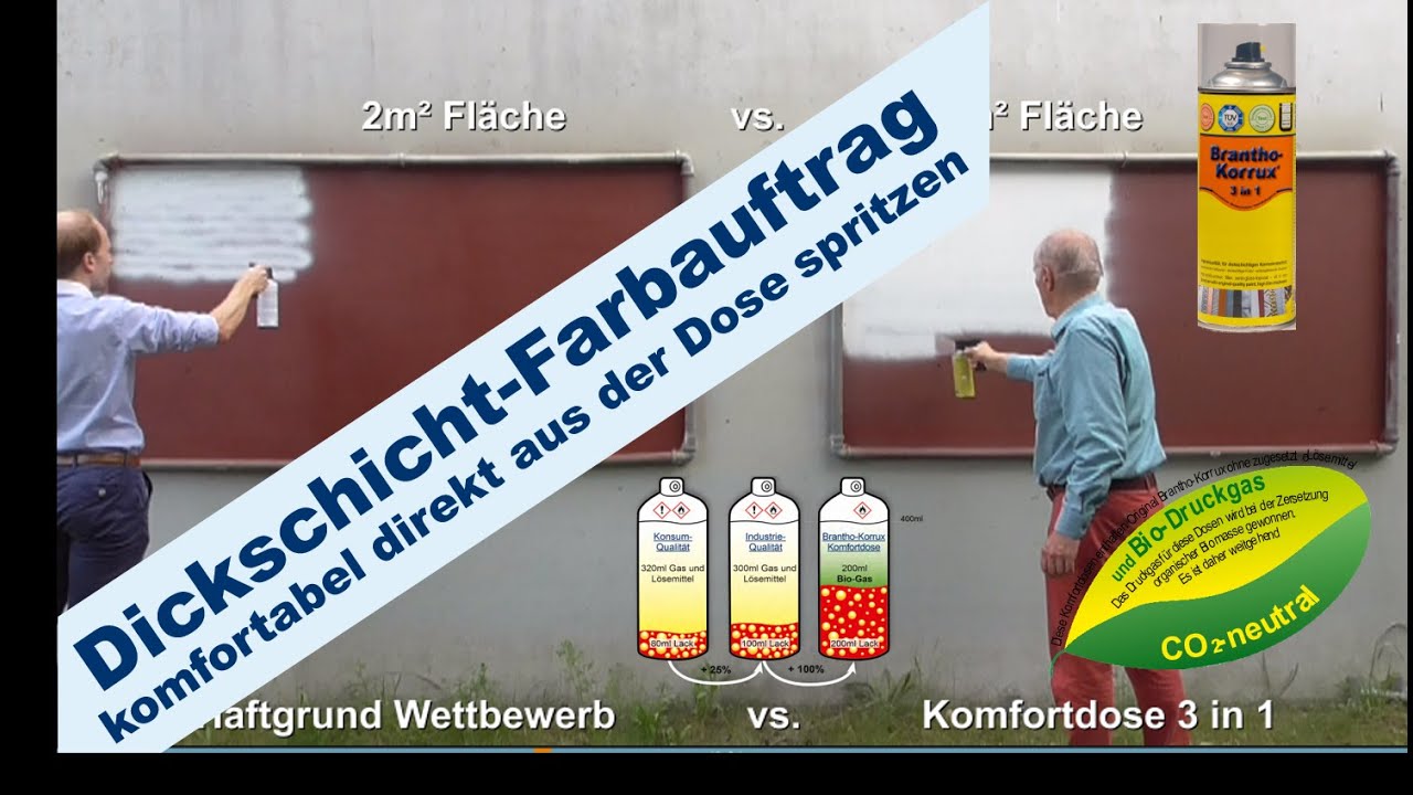 Komfortdose Brantho-Korrux 3 in 1 vs. Haftgrund Wettbewerb ungekürzte Version